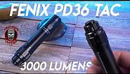 Fenix PD36 TAC | A 3000 lumen flashlight with a rotary switch!
