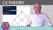 TRACING RECURSIVE ALGORITHMS: How to use a trace table and a tree to trace recursive functions.