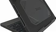 ZAGG Rugged Book Durable Case, Hinged with Detachable Backlit Keyboard for iPad Air 2 - Black