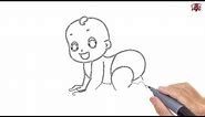 How to Draw a Baby Easy Step By Step Drawing Tutorials for Kids – UCIDraw