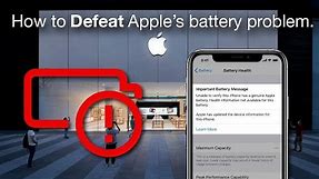 Removing Apple's "Unable To Verify Genuine Battery Warning"...