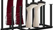 Boot Rack - Free Standing Shoe Racks for Tall Boots, Wrought Iron Over Knee High Boot Storage Stand, Heavy Duty 6 Pair Boot Shoe Rack for Closet, Entryway, Hallway