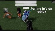 Pulling peoples IP's on ROBLOX