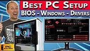 🛑 Get MAX FPS 🛑 How to Set Up PC After Build | Bios, Windows, Drivers | Best PC Setup