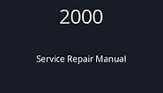 2000 Nissan Frontier/Navara Service Repair Manual PDF | ServicingManuals