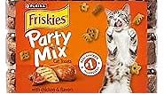 Purina Friskies Cat Treats, Party Mix Original Crunch - 20 oz. Canister