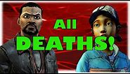 The Walking Dead ALL Character Deaths | Telltale's The Walking Dead, Season 1