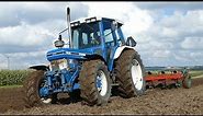 Ford 7810 Ploughing w/ 5-Furrow Kverneland Plough at Ford / Fordson 100 Anniversary | DK Agriculture