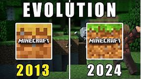 Evolution of Minecraft 2013 to 2024 | All Minecraft Games