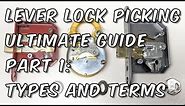 Introduction to Lever Locks - Types and Terms: Ultimate Picking Guide Part 1