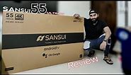 Sansui 140cm 55 inches 4K Ultra HD Review Certified Android LED TV JSW55ASUHD The 5911