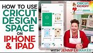 Cricut Design Space on an iPhone/iPad + Cut on Cricut Joy & Explore Air 2! (Cricut Kickoff Lesson 3)