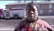 Woman Gives Funny Interview After A Fire!