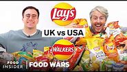 US vs UK Lay’s Chips and Walkers Crisps | Food Wars