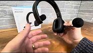 TECKNET Trucker Bluetooth Headset with Microphone Noise Canceling Wireless On Ear Headphones Review