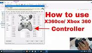 How to Use X360ce/xbox360 controller emulator