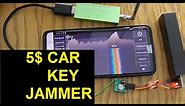 5$ ARDUINO car key JAMMER DIY. Relay attack / keyless car hack / car hacking protection