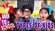 First Day of School - Types of Students - Back To School Spoof - School Supplies Haul // GEM Sisters