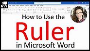How to Use the Ruler in Microsoft Word