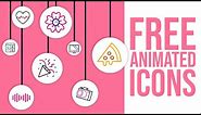 Best Website for FREE ANIMATED ICONS in 12 DIFFERENT FORMATS (NO COPYRIGHT) | 2021