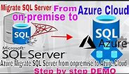 Azure Migrate SQL Server from onpremise to Azure Cloud DEMO Step by step