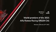 Lancering Alfa Romeo Racing ORLEN C41 - Formule 1 video's