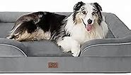 Bedsure Orthopedic Dog Bed for Extra Large Dogs - XL Washable Dog Sofa Beds Large, Supportive Foam Pet Couch Bed with Removable Washable Cover, Waterproof Lining and Nonskid Bottom, Grey