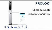 PROLOK Slimline 'Multi' smart lock Multi-point, UPVC door, installation video