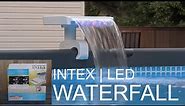 INTEX POOL | Waterfall - Intex Multi-Color LED Waterfall Cascade Model CLW090 - Unboxing and Set Up