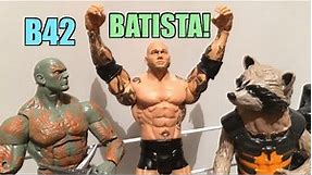WWE ACTION INSIDER: Batista Series 42 NEW Mattel Basic Wrestling Figure Toy Review!