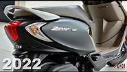 2022 TVS Scooty Zest 110 BS6, On Road Price, Mileage, Features, Matt Black