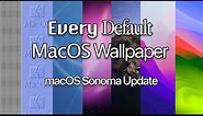 Here's every Mac OS default Wallpaper, from 1984's System Software 1 all the way to the new macOS 14 Sonoma!!
