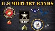 Comparing the different ranks in the US Military