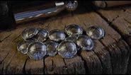 Making Silver Hat Band Conchos Part1