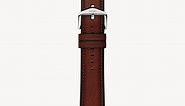 42mm/44mm/45mm Brown Leather Band for Apple Watch® - S420013 - Fossil