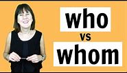 WHO vs WHOM | What's the difference? | English Grammar Lesson