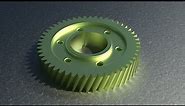 2D to 3D in Autocad _ Mechanical Gear