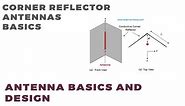 Corner Reflector Antenna | Sheet Antenna | Antenna Basics and Theory