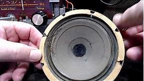 Vintage Radio Restoration - STC A5130 Part 5 - Final - Speaker Repair and Case restored.