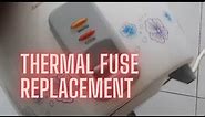 Electric rice cooker fuse repair | Thermal fuse replacement | Rice cooker repair | Thermal fuse
