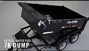 7K LB GVWR 10' Bumper Pull Dump Trailer | Quick Highlights