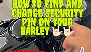 How to FIND and CHANGE your security pin on your preowned Harley🙏‼️ #nicktheharleyguy #techtalk #harleydavidson #harleydavidsonmotorcycles #harleydavidsondaily #harleydavidsonlifestyle #harleydavidsonnation #motorcycles | Nick Middaugh