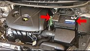 How to Replace Battery on Hyundai Elantra 2011 2012 2013 2014 2015 2016