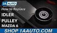 How to Replace Idler Pulley 02-08 Mazda 6