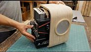 Unique PC case made of old plywood! The result is gorgeous