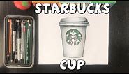 How to Draw a Starbucks Cup