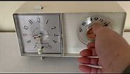 Bluetooth Ready To Go - Ivory 1966 General Electric Model C-414C Vacuum Tube AM Radio Alarm Clock