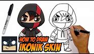 How to Draw Fortnite | Ikonik Skin | Step-by-Step Tutorial