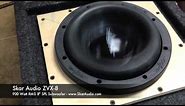 Skar Audio ZVX-8 SPL 8" 900 WATT RMS Subwoofer IN ACTION!