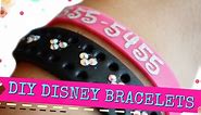 DIY Phone Number Bracelets for Disneyland